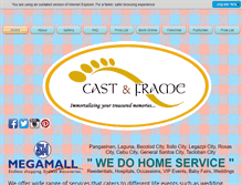 Tablet Screenshot of castandframe.com